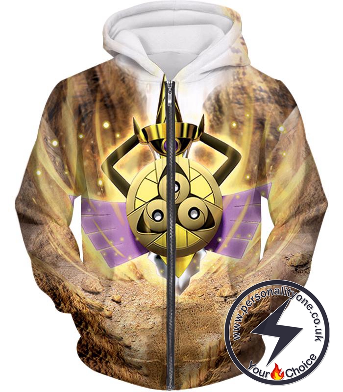 Pokemon Unique Royal Sword Pokemon Aegislash Awesome Action Zip Up Hoodie